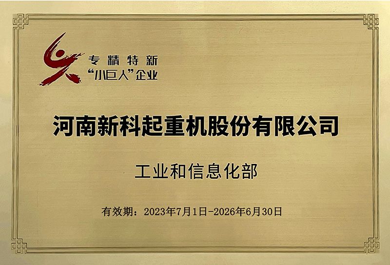 專(zhuan)精(jīng)特新(xin)“小(xiǎo)巨人(ren)”企(qi)業(ye)