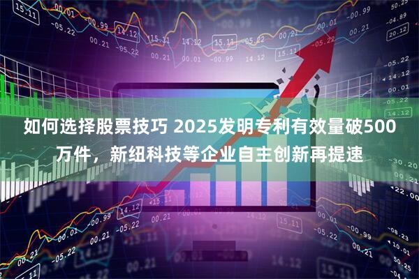 如何选择股票技巧 2025发明专利有效量破500万件，新纽科技等企业自主创新再提速